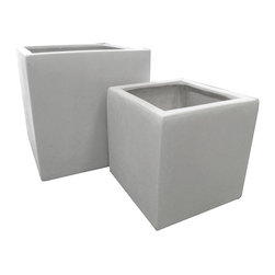 Polystone Cube - Outdoor Plant Pots & Planters