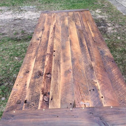 Reclaimed Barn Wood Harvest table - Dining Tables