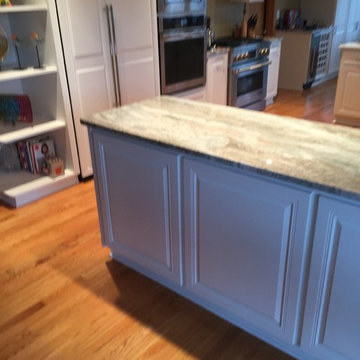custom kitchen--custom cabinets with granite countertops