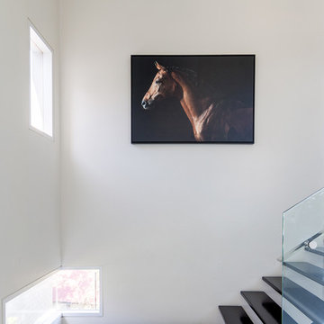 Ascot family home stairwell