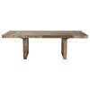 Norman Reclaimed Pine 95inch Ext Dining Table Distressed Natural by Kosas Home