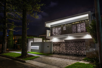 Home design - contemporary home design idea in Gold Coast - Tweed