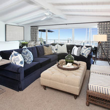Navy Sectional pillows
