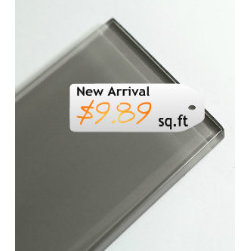 Glass Subway Tile 3x6 Grey - Tile