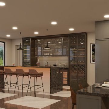I will realistic home remodeling, interior design and 3d rendering