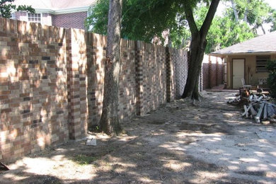 Brick Privacy wall
