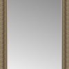 22"x40" Custom Framed Mirror, Ornate Silver