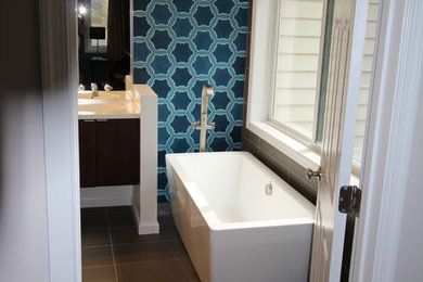 Bathroom - contemporary bathroom idea in DC Metro