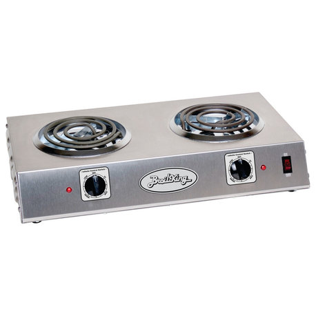 Professional Double Burner Range, Stainless