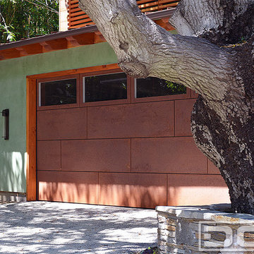 Find Cor-Ten Steel Designer Garage Doors in a Contemporary Architectural Design!