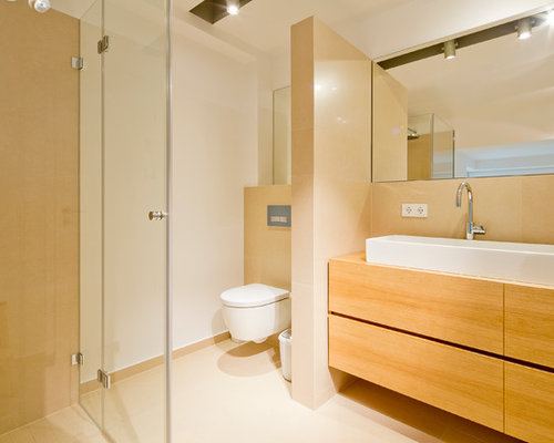 Badezimmer mit Aufsatzwaschbecken Ideen, Design & Bilder | Houzz