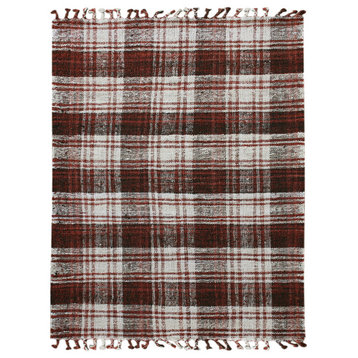 Amer Rugs Hampton HMP-4 Brick Red Red Hand-woven - 2'x3' Rectangle Area Rug