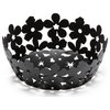 Decorative Bowl For Fruit, Candy & More - Mango Steam, Black