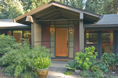 Example of a trendy exterior home design in Portland
