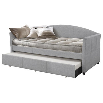 Westchester Daybed with Trundle - Smoke Gray Fabric