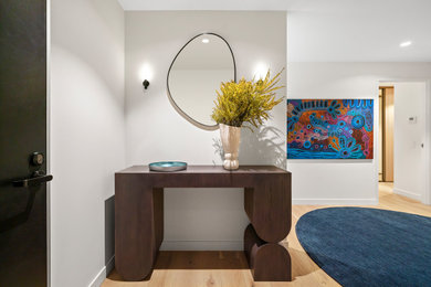 This is an example of a contemporary home design in Melbourne.
