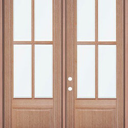 HCO 4 Lite Double Mahogany - Front Doors