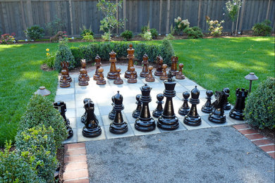 Giant Teak Chess Set in Portland OR