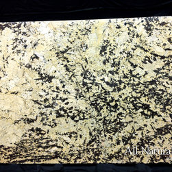 All Natural Stone - Splendor Gold Granite Slabs - Kitchen Countertops