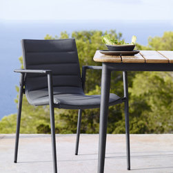 Core Dining Chair Armchair Grey - Dining Chairs