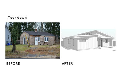 Inspiration for an exterior home remodel in DC Metro