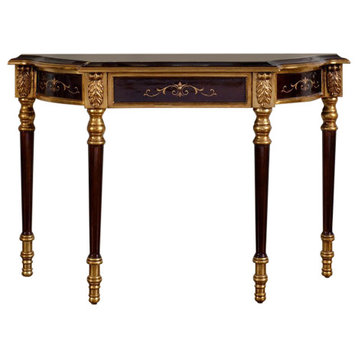 Rococo 48"x31" Gilded Gold Console Table