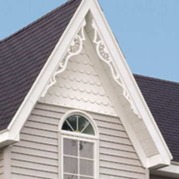 Folk Victorian built with vinyl siding