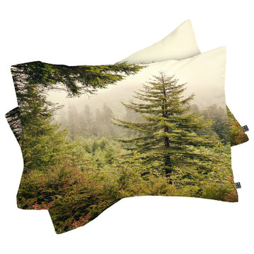 Deny Designs Catherine Mcdonald Into The Mist Pillow Shams, Queen
