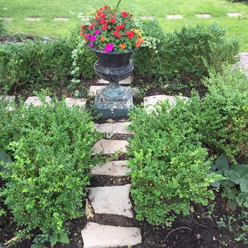 Permeable Repurposed Brick Walkway