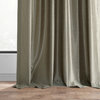 Vintage FauxDupioni Silk Curtain, Single Panel, Warm Stone, 50"x108"