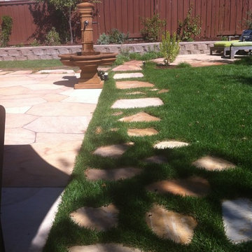 Private garden from Lawn Reduction