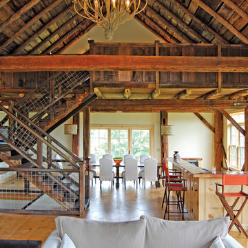 Vintage Timber Frame Barn Addition
