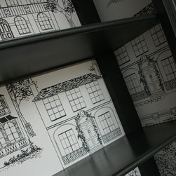 relooking d' un vaisselier 2 corps vitr&eacute; - China Cabinets And Hutches