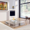 Harbor Tabletop Ventless Ethanol Fireplace, Stainless Steel