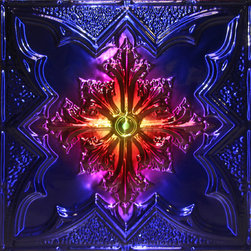 2452 Aluminum Ceiling Tile - Electric Fantasy - Ceiling Tile