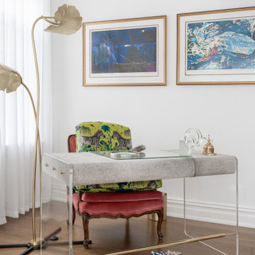 Airy & Eclectic Penthouse Great Room, Scarsdale, NY