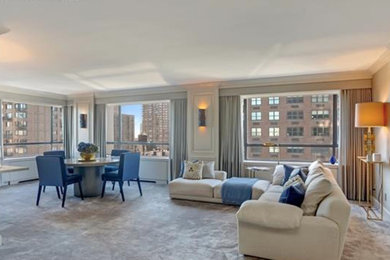 Mid-sized trendy home design photo in New York