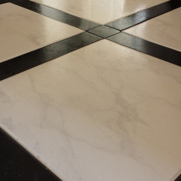 Tile Flooring With Inlays