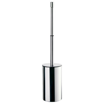 Outline Lite Toilet Brush With Sliding Cover Stainless Steel Polished