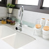 Aversa Granite 32" Undermount Kitchen Sink Kit, White