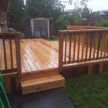 Custom Cedar Deck Gallery