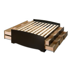 Prepac Platform Storage Beds - Platform Beds