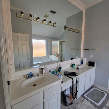 Lewisville TX - Master Bathroom Remodeling