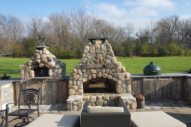 Patio - rustic patio idea in Minneapolis