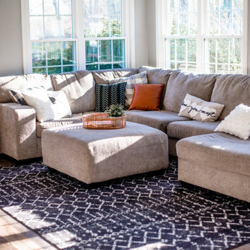 Living Room Double Hung Bright Space