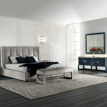 Selling: Kubrick Bed And Bench, Ring Nightstand, Elisabeth Wall Lamp