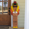 40"H Thanksgiving Wooden Turkey Standing Decor