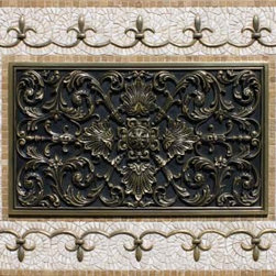 Kitchen backsplash metal mosaic mural - Tile