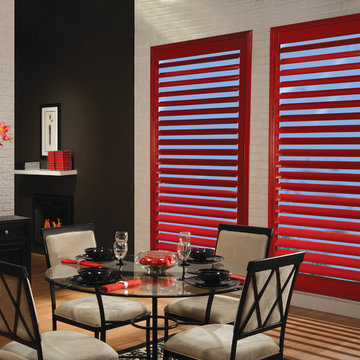 Red Vinyl Shutters