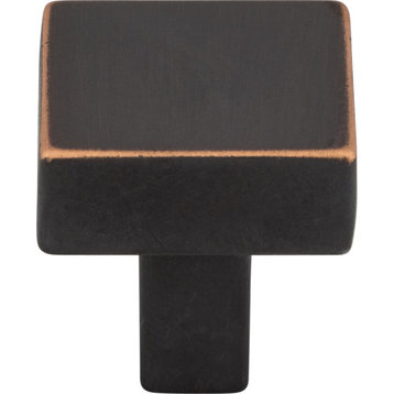 Top Knobs TK740 Channing 1-1/16 Inch Square Cabinet Knob - Umbrio
